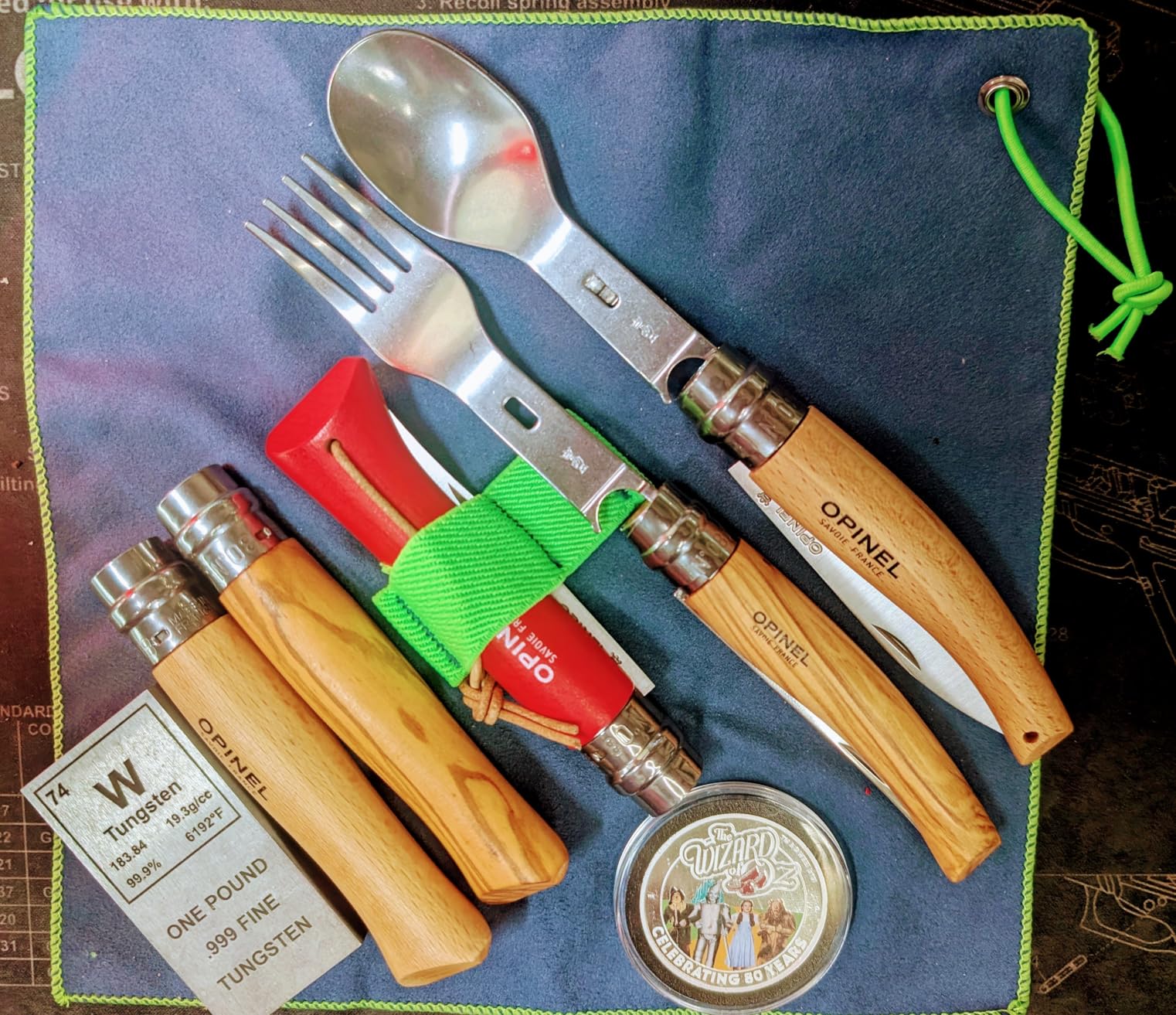 Opinel Picnic+ Cutlery Insert Set + No. 08 Stainless Steel Folding Knife customer photo 1