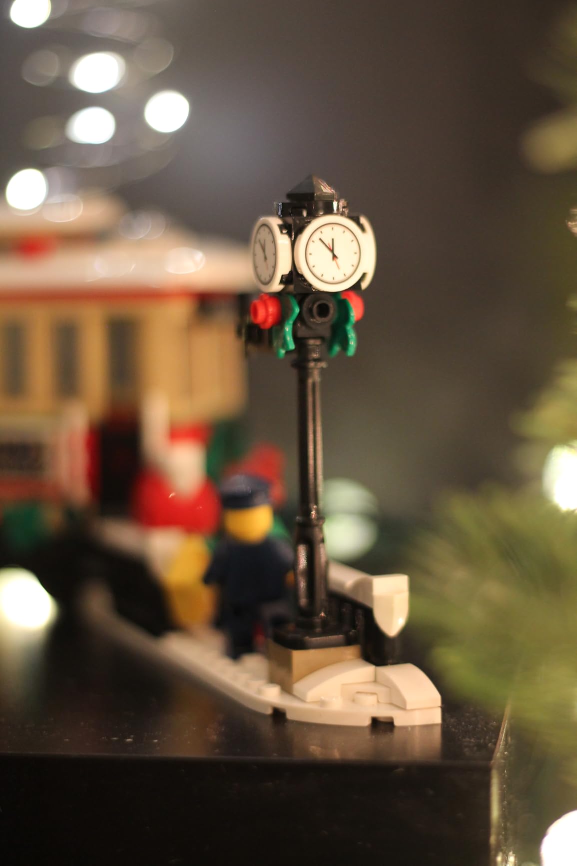 LEGO Holiday Main Street Building Kit, Christmas Village Adult Set for Families, Holiday Display Set with Shops, Streetcar and 6 Minifigures, Christmas Decoration to Build Together, 10308 customer photo 2