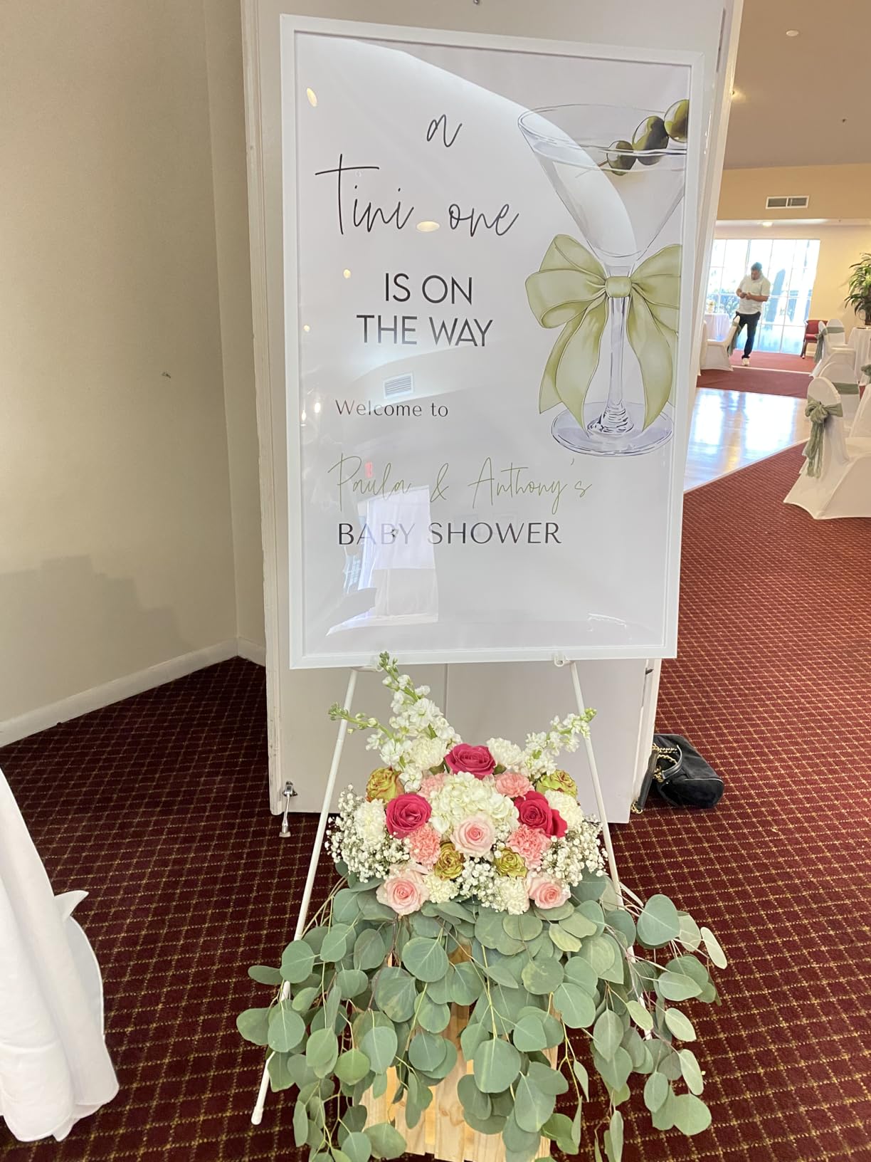 JEAWIWI 3PCS Black Lightweight Easel Stand for Wedding Signs, 66 Inch Adjustable Display Easel, Metal Poster Stand for Wedding, Art Display & Signs with Portable Bags customer photo 1