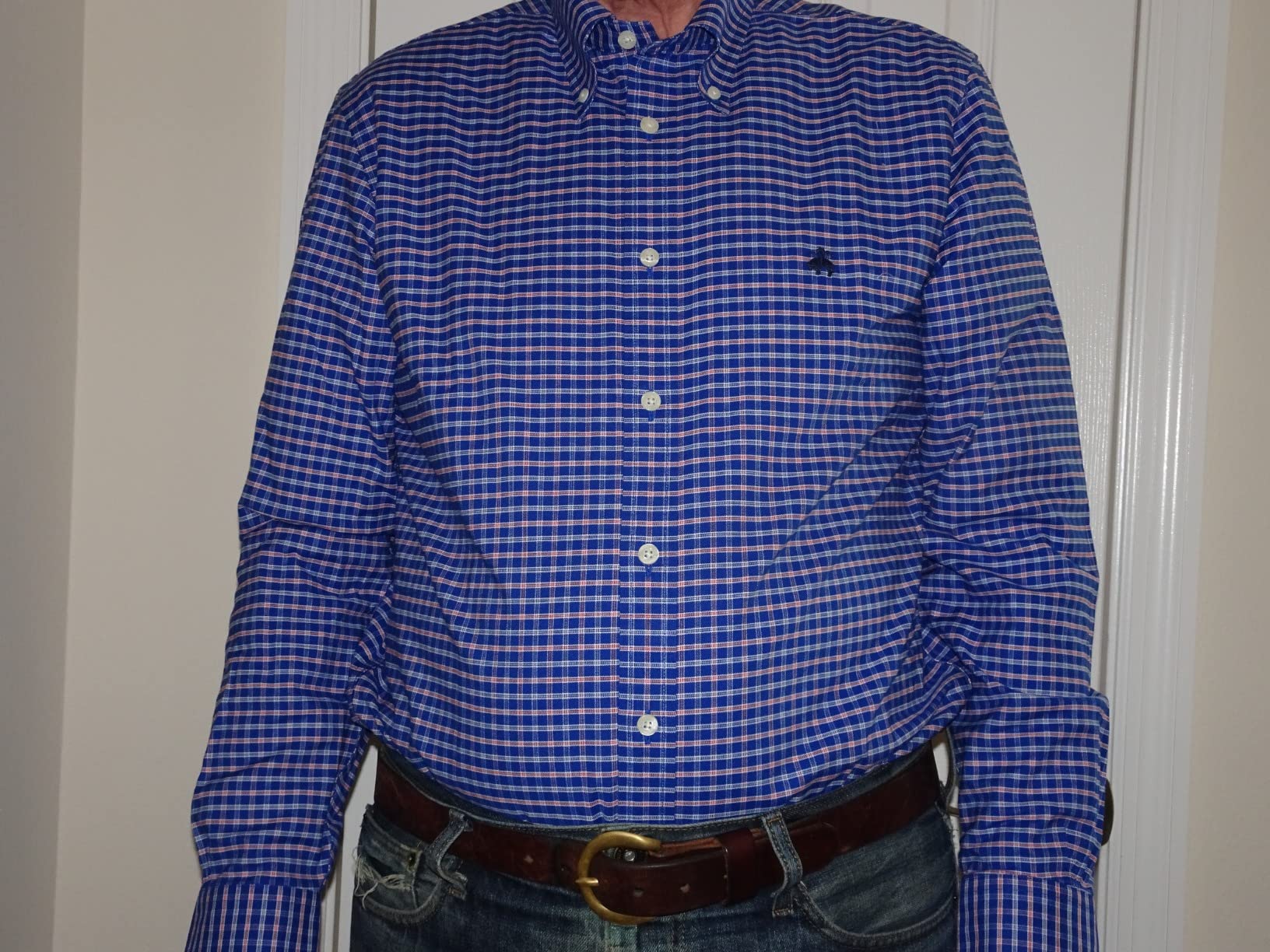 Brooks Brothers Men's Non-Iron Long Sleeve Button Down Sport Shirt customer photo 2