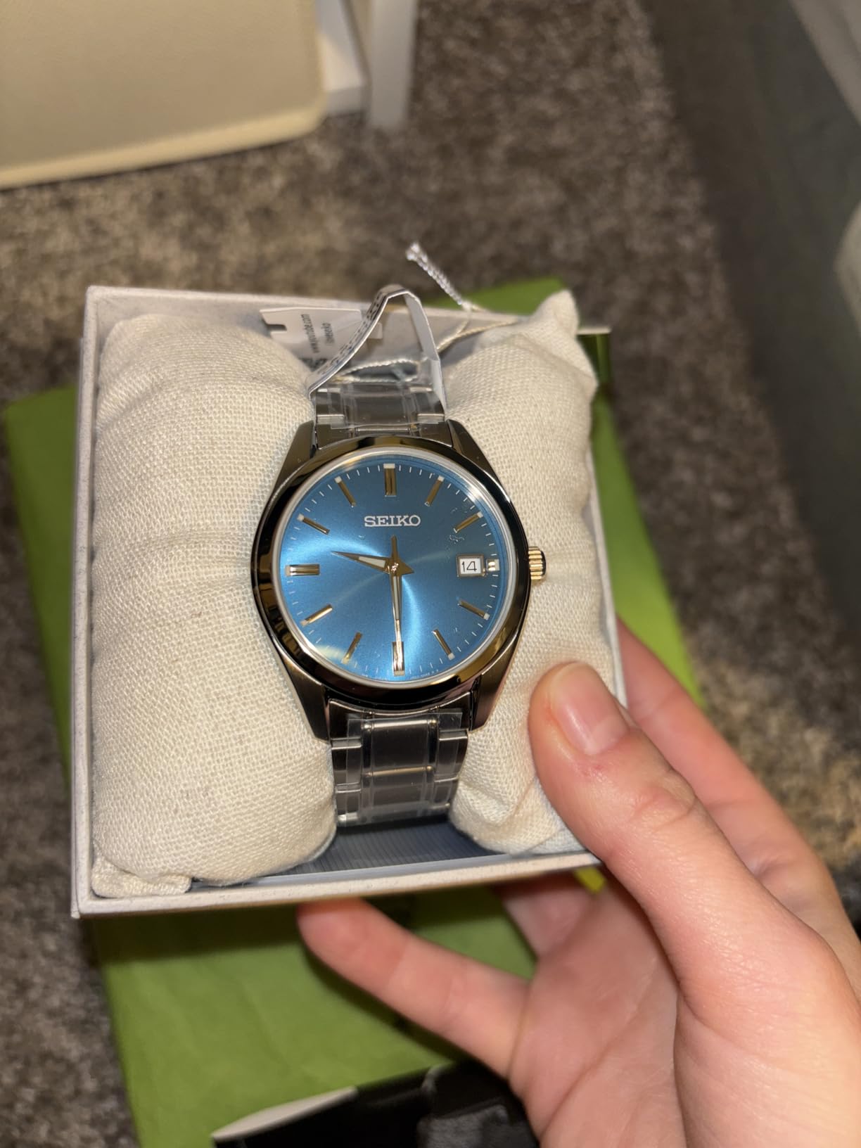 SEIKO Quartz Blue Dial Men's Watch SUR525P1 customer photo 2