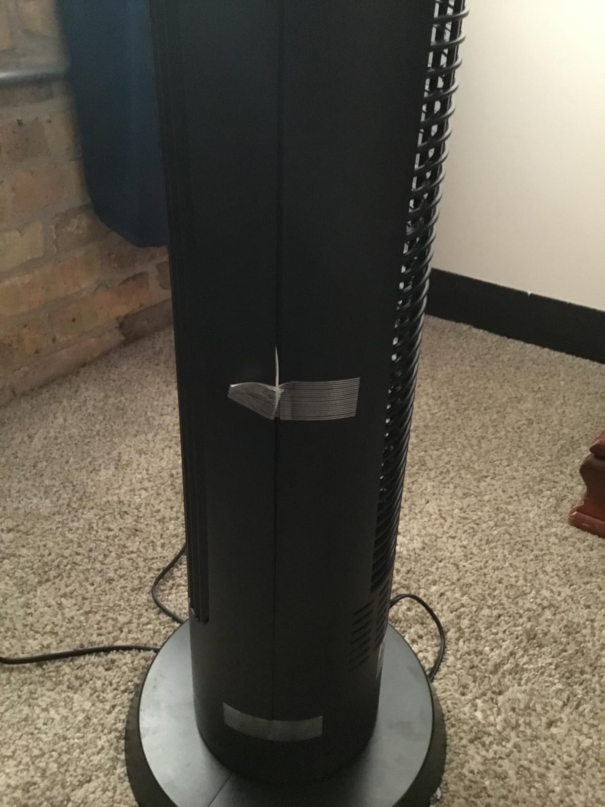 OmniBreeze Digital Electric Tower Fan, with Remote Control, LED Display, Standing Bladeless Floor Fans Cooling and Quite Indoor Living Room Bedroom use (36 Inch) customer photo 2