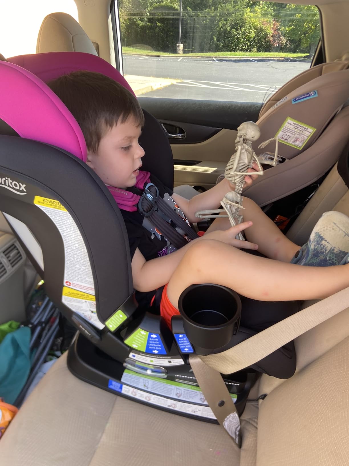 Britax Poplar Convertible Car Seat, Slim 17-Inch Design - Stone Onyx customer photo 1