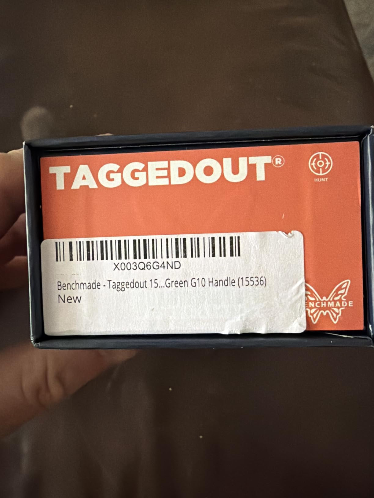Benchmade Taggedout Hunting Knife, S45VN Steel Blade (15536) | OD Green G10 handle, Clip-Point blade customer photo 1