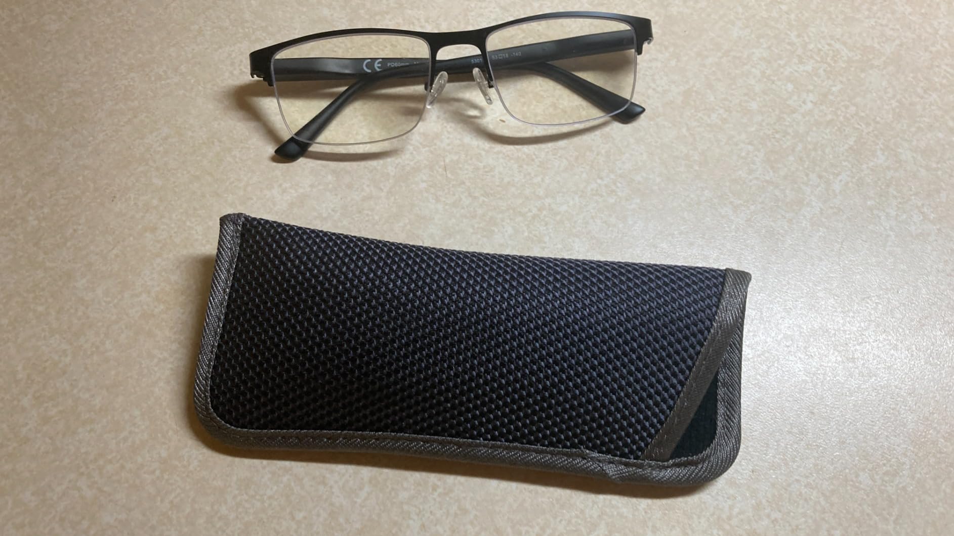 Missfive 2 Pack Mens Quality Progressive Multifocus Reading Glasses Blue Light Blocking, Man Spring Hinge No-Line Multifocal Readers Half Frame Metal Eyeglasses, Workspace For Near Range, 2.5x customer photo 1