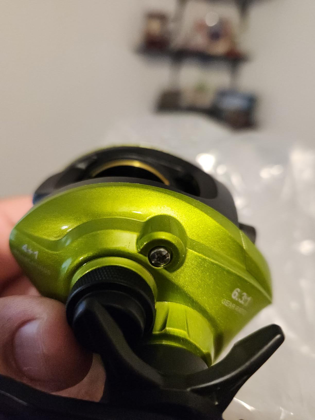 Sougayilang Baitcaster Combo, IM7 Graphite 2Pc Blank Rods,M/MH Power,EVA Handle & Stainless Steel Guides, 7.1:1 Gear Ratio, 18LB Drag for Bass, Walleye, Pike customer photo 2