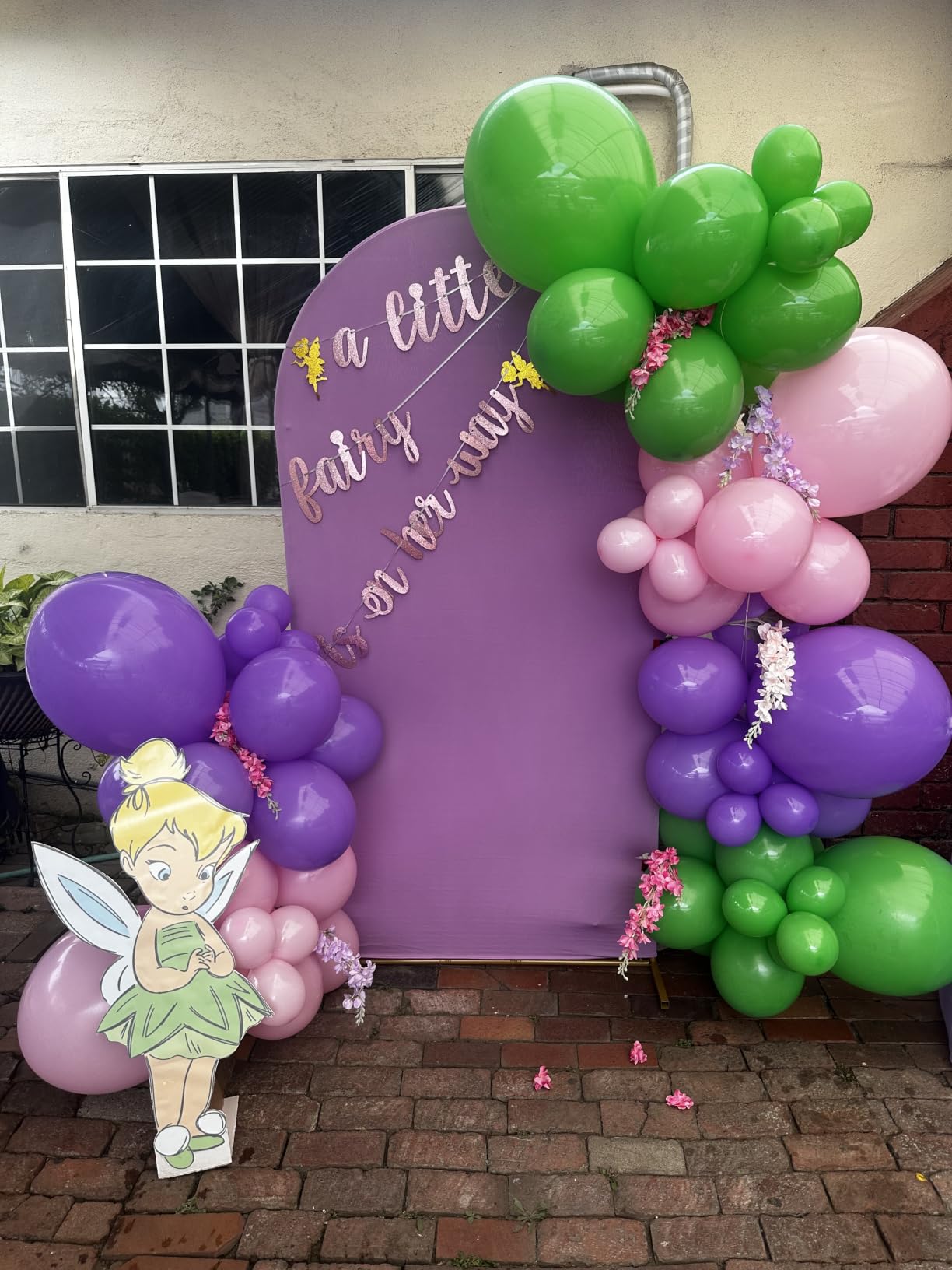 Vincidern 6.6 FT Wedding Arch Backdrop Stand for Party, Balloon Arch Stand, Wedding Arches for Ceremony, Metal Arch Backdrop Stand for Baby Showers, Birthday Party, Events Decoration Door Frame Gold customer photo 1