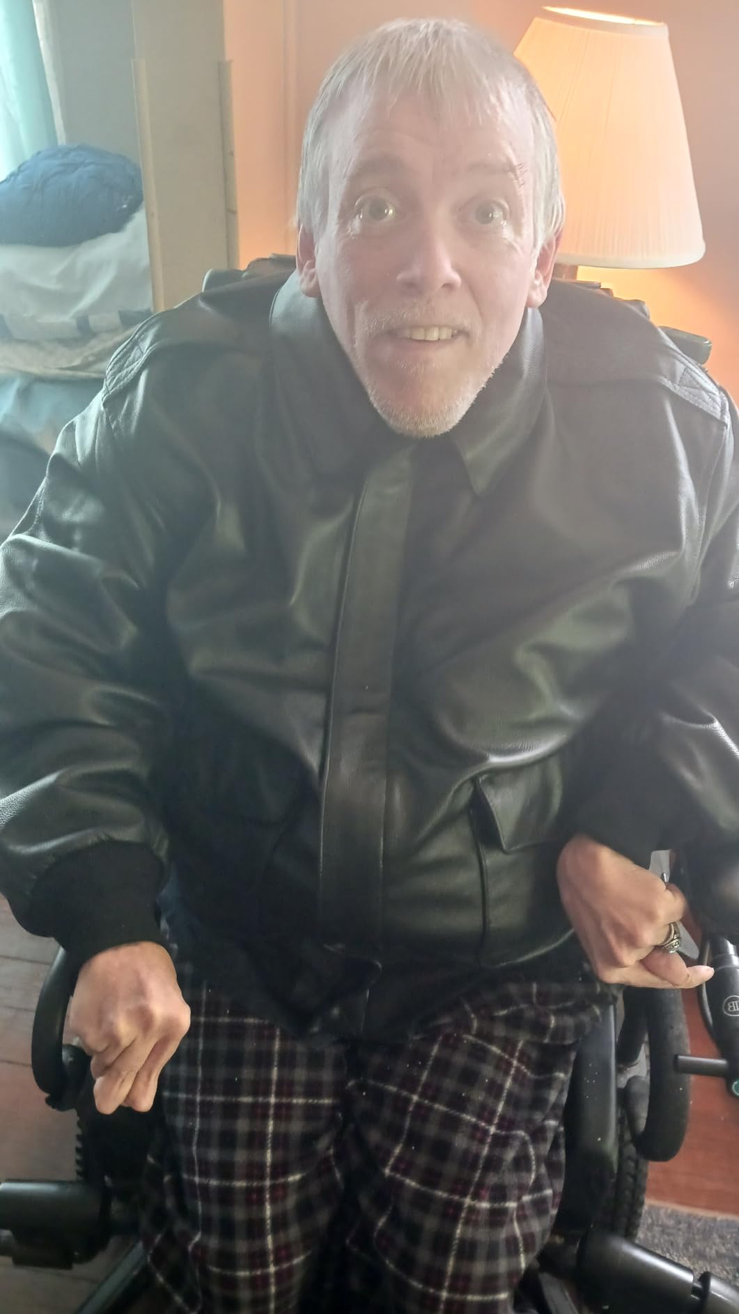 Men Air Force A2 Leather Bomber Jacket (Also available in Big & Tall) customer photo 1