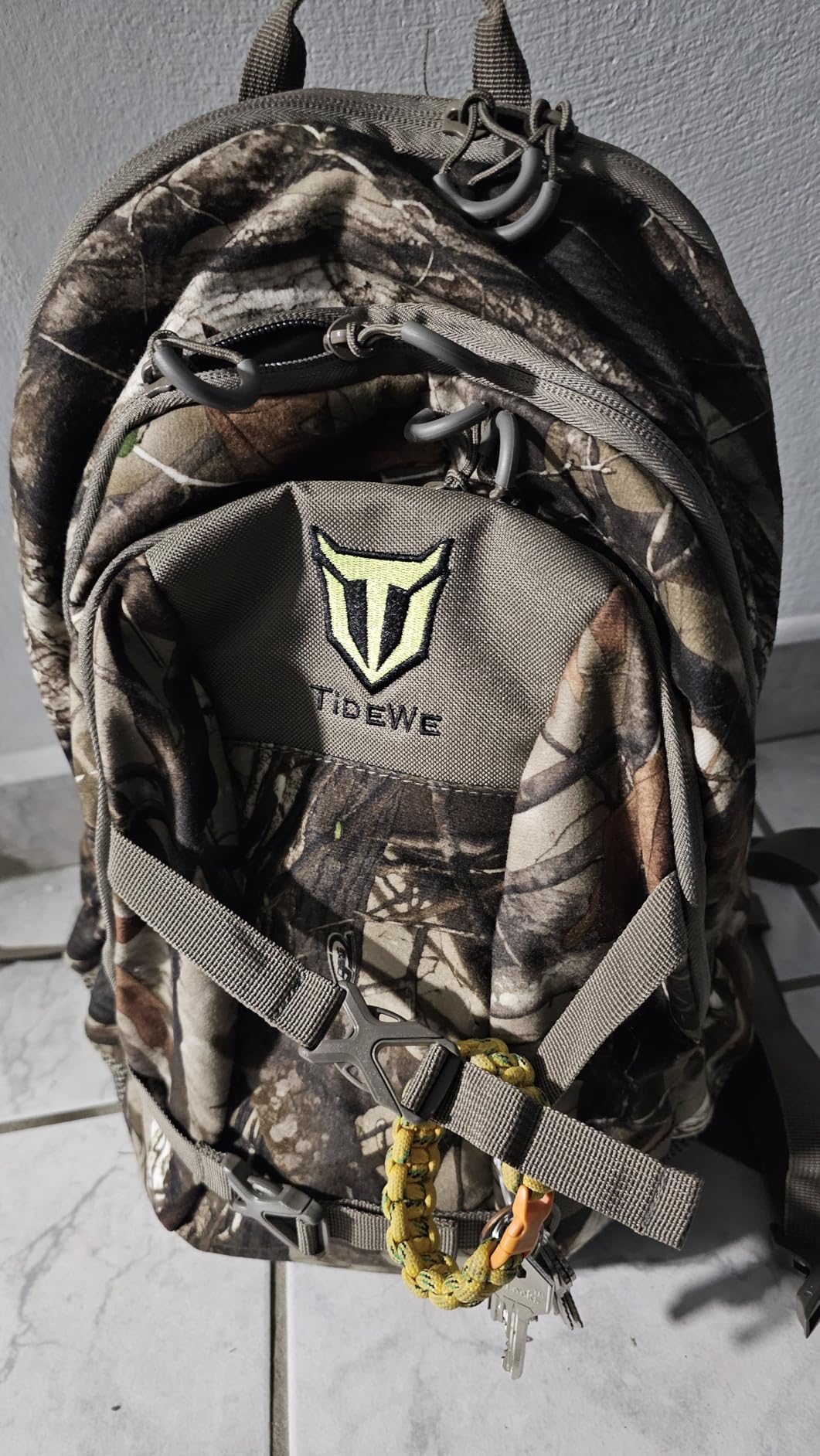 TIDEWE Hunting Backpack with Waterproof Rain Cover, 25L Hunting Day Pack for Bow Rifle Gun customer photo 2
