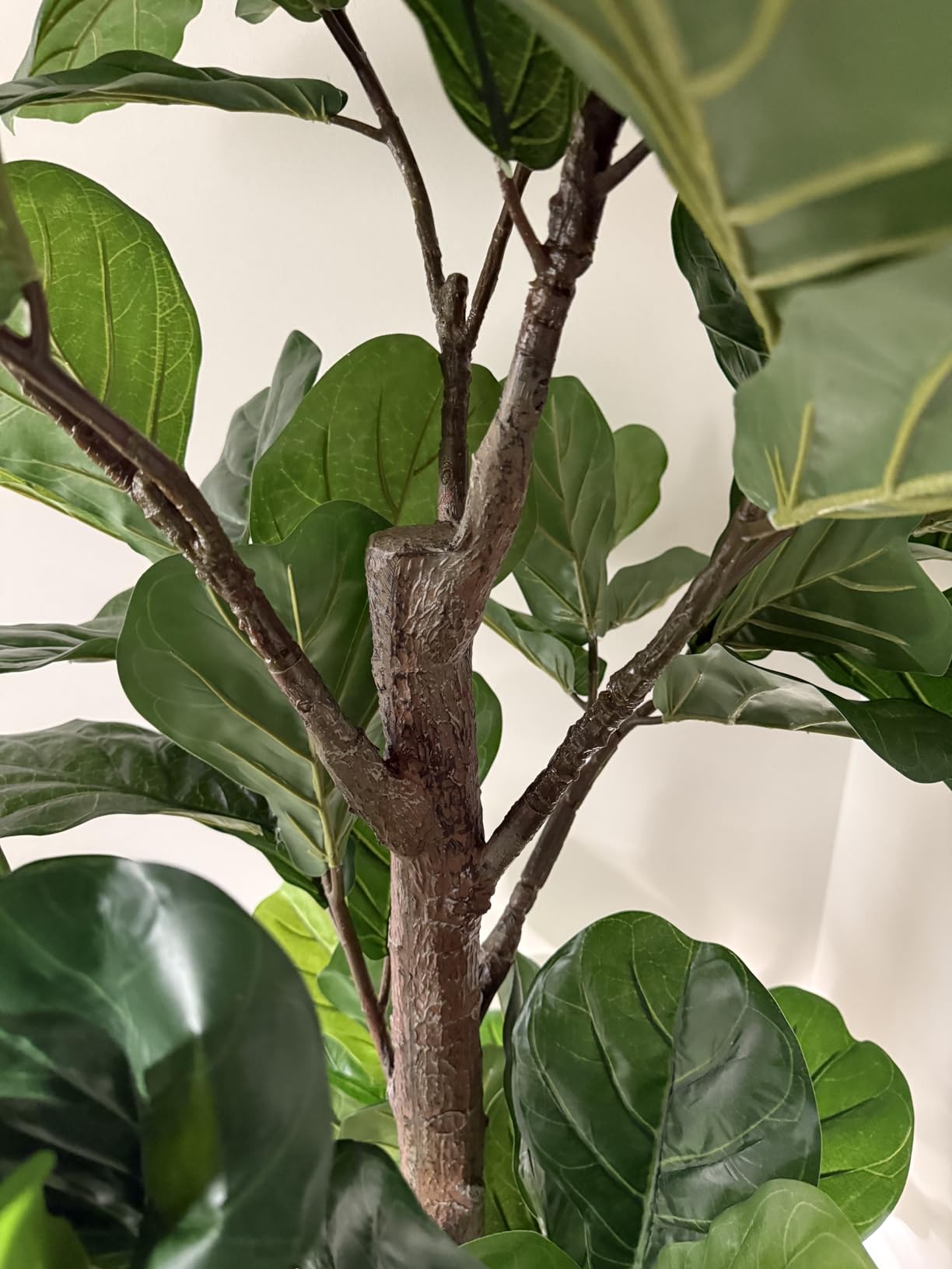 Aveyas 6ft Artificial Fiddle Leaf Fig Tree for Home Decor, 6 Feet Large Faux Plant Fake Ficus lyrata Silk Trees with Pot for Indoor Outdoor House Living Room Office (6 ft Tall) customer photo 1