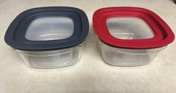 Rubber maid Premier, 5 Cup Premier Flex & Seal Food Storage Set, 3 Tritan Containers, 3 Grey Flex and Seal Lids, 6 Piece Bundle Set customer photo 1