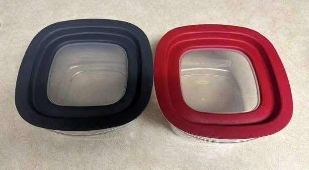 Rubber maid Premier, 5 Cup Premier Flex & Seal Food Storage Set, 3 Tritan Containers, 3 Grey Flex and Seal Lids, 6 Piece Bundle Set customer photo 2