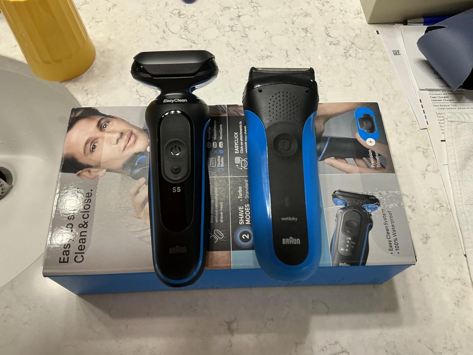 Braun Electric Shaver for Men, Series 5 5118s, Waterproof, Wet & Dry Shave, Turbo Shaving Mode, Foil Shaver with Precision Trimmer customer photo 1