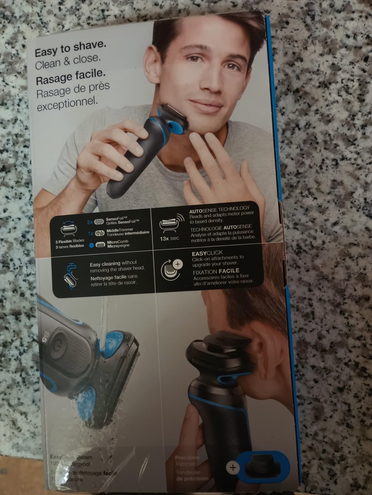 Braun Electric Shaver for Men, Series 5 5118s, Waterproof, Wet & Dry Shave, Turbo Shaving Mode, Foil Shaver with Precision Trimmer, Battery Powered, 50 Minute Battery Runtime customer photo 2