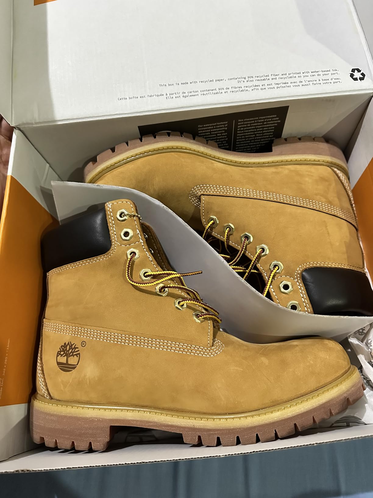 Timberland Men's Premium 6 inch Waterproof Boot (Classic Yellow Icon) customer photo 2