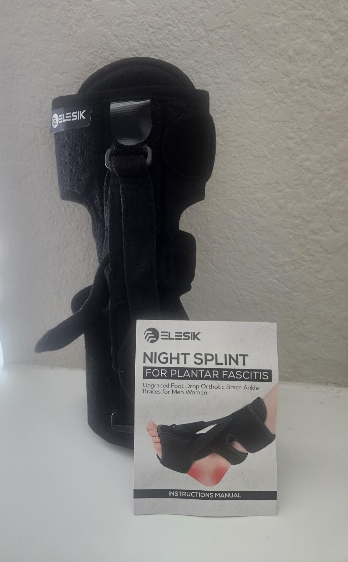 Plantar Fasciitis Night Splint, Plantar Fasciitis Brace and Support | Plantar Fasciitis Relief, Dorsal Night Splint for Plantar Fasciitis Women and Men, Planter Facetious Support, Foot Splint customer photo 2