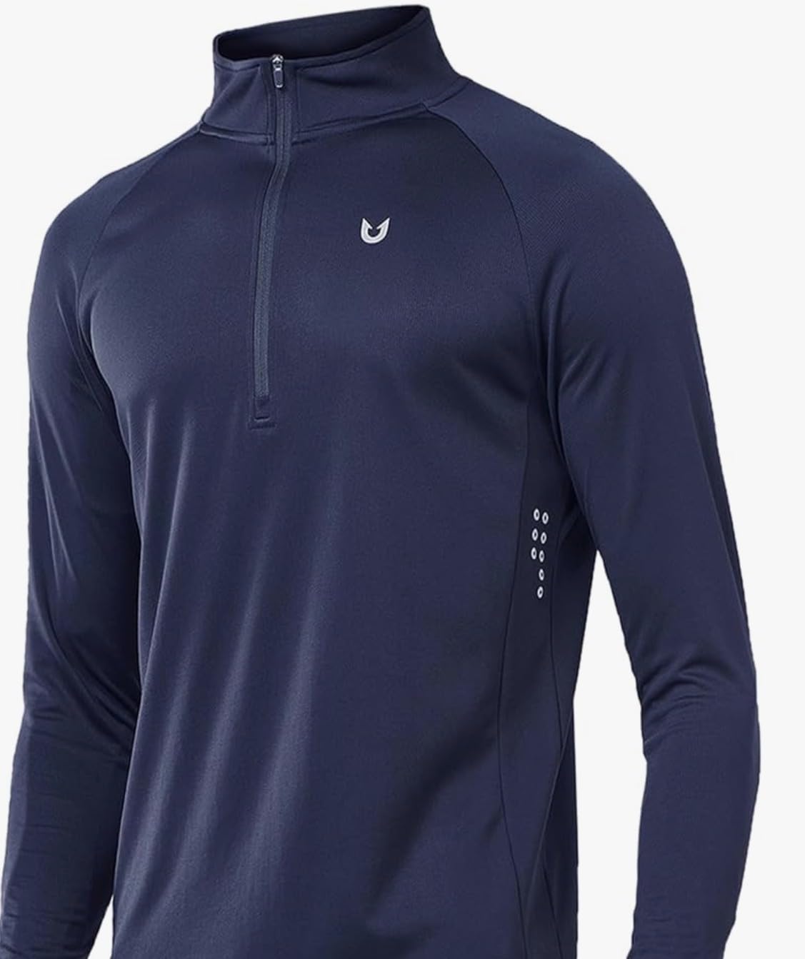 NORTHYARD Men's Quarter Zip Pullover Athletic Running 1/4 Zip Long Sleeve Pullovers Quick Dry Lightweight Tennis Gym Shirts customer photo 1