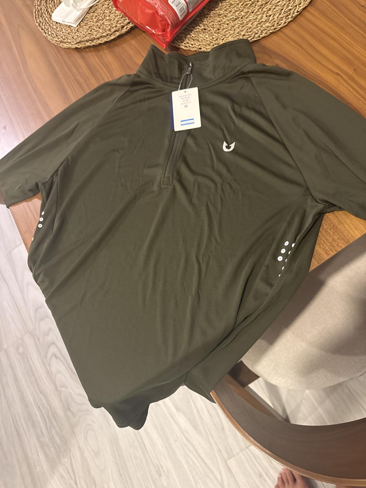 NORTHYARD Men's Quarter Zip Pullover Athletic Running 1/4 Zip Long Sleeve Pullovers Quick Dry Lightweight Tennis Gym Shirts customer photo 2