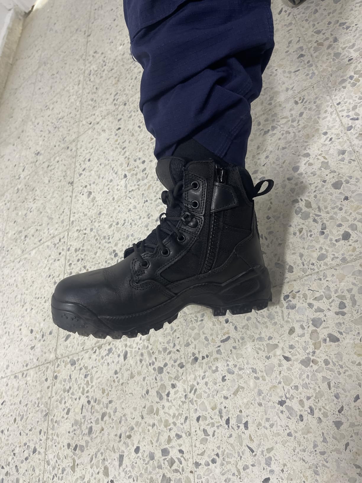 5.11 Tactical Women's ATAC 2.0 6-Inch Boots, Side Zipper, Professional Work Duty Patrol Boot, All Day Comfort, Black, Style 12404ABR customer photo 1