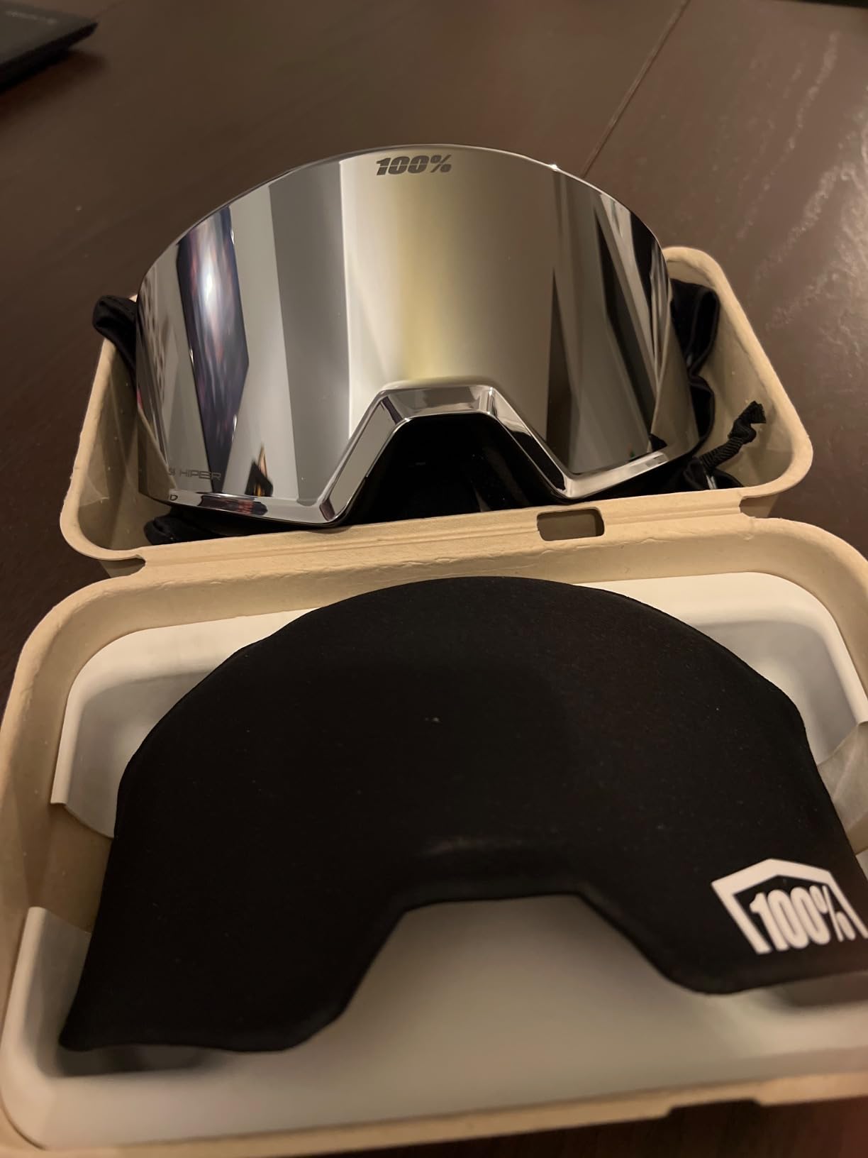 100% ARMEGA Premium Protective Sport Goggles with Ultra HD Lens & Nose Guard (Nuketown - Clear Lens) customer photo 1