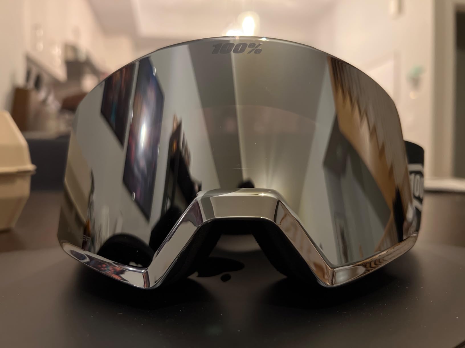 100% ARMEGA Premium Protective Sport Goggles with Ultra HD Lens & Nose Guard (Nuketown - Clear Lens) customer photo 2