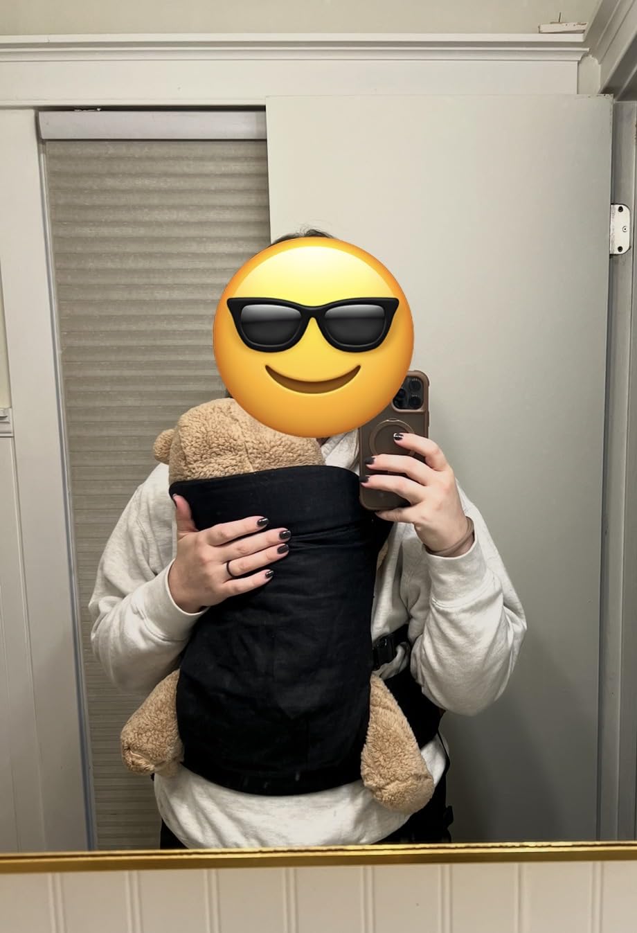 Ergobaby Aerial Buckle Carrier - 2-24 Months - Large (L-4XL) Desert Lark - Front or Back Carry - Cross Straps, Lumbar Support, Headrest - Hip Healthy - Baby Carrier - Baby Essentials - New Mom Gifts customer photo 1