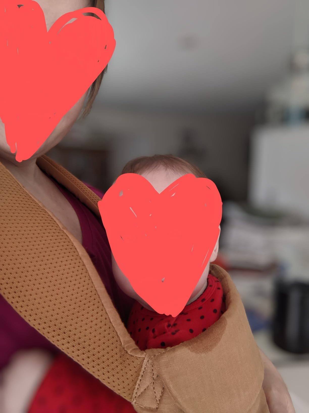 Ergobaby Aerial Buckle Carrier - 2-24 Months - Large (L-4XL) Desert Lark - Front or Back Carry - Cross Straps, Lumbar Support, Headrest - Hip Healthy - Baby Carrier - Baby Essentials - New Mom Gifts customer photo 2