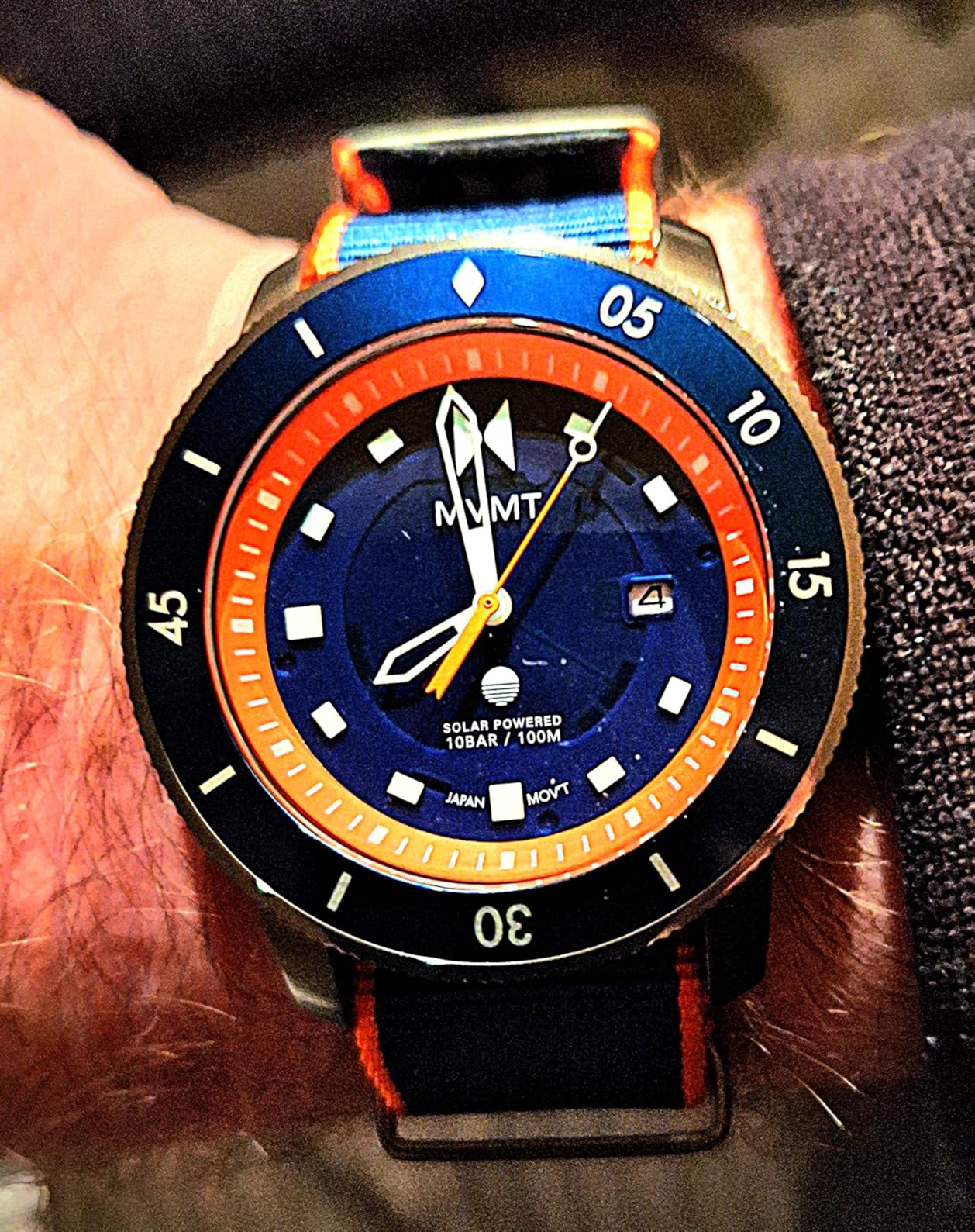 MVMT Men's Cali Diver Sport's Watch - Water-Resistant 10 ATM/100 Meters - 40mm customer photo 1
