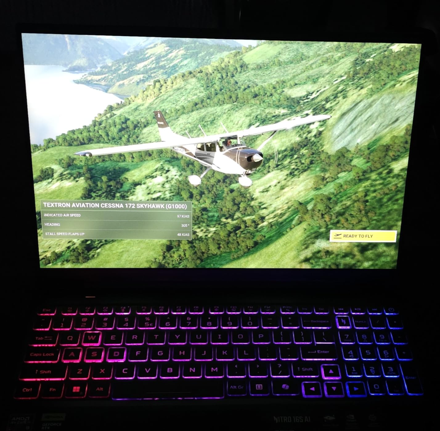 Acer Nitro 16S AI Copilot+ PC Gaming Laptop | AMD Ryzen AI 9 365 Processor | NVIDIA GeForce RTX 5070 Ti Laptop GPU | 16 inch WQXGA IPS 180Hz Display | 32GB DDR5 | 2TB Gen 4 SSD | Wi-Fi 6E | AN16S-61-R5K4 customer photo 1