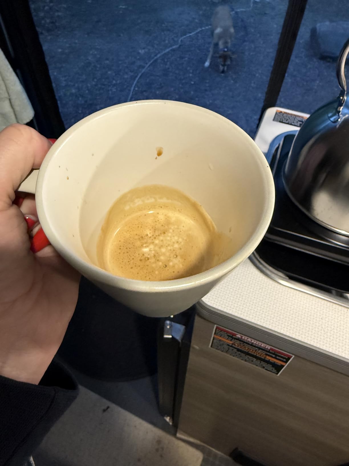 WACACO Minipresso GR2 Espresso Machine Compatible Ground Coffee, Portable Coffee Maker 18 Bar Manually Operated, Espresso Maker On The Go, Ultra-Small For Travel Camping Fishing Climbing Riding customer photo 2