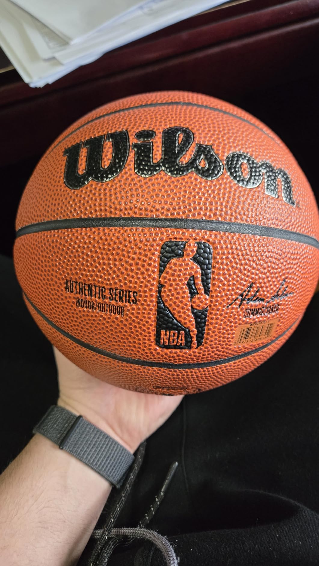 WILSON NBA Authentic Indoor/Outdoor Basketballs - Size 3, Size 6 and Size 7 customer photo 1