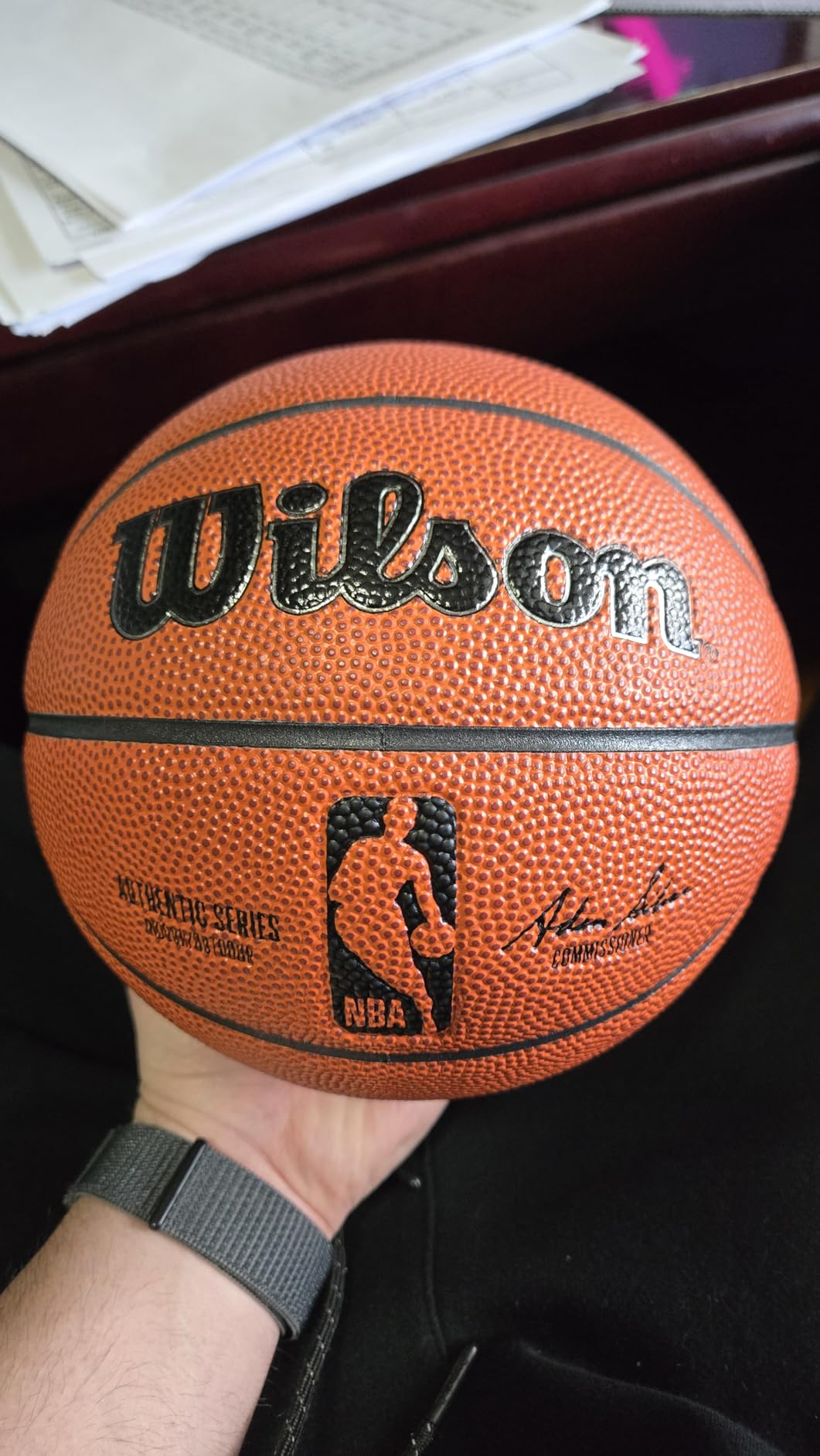 WILSON NBA Authentic Indoor/Outdoor Basketballs - Size 3, Size 6 and Size 7 customer photo 2