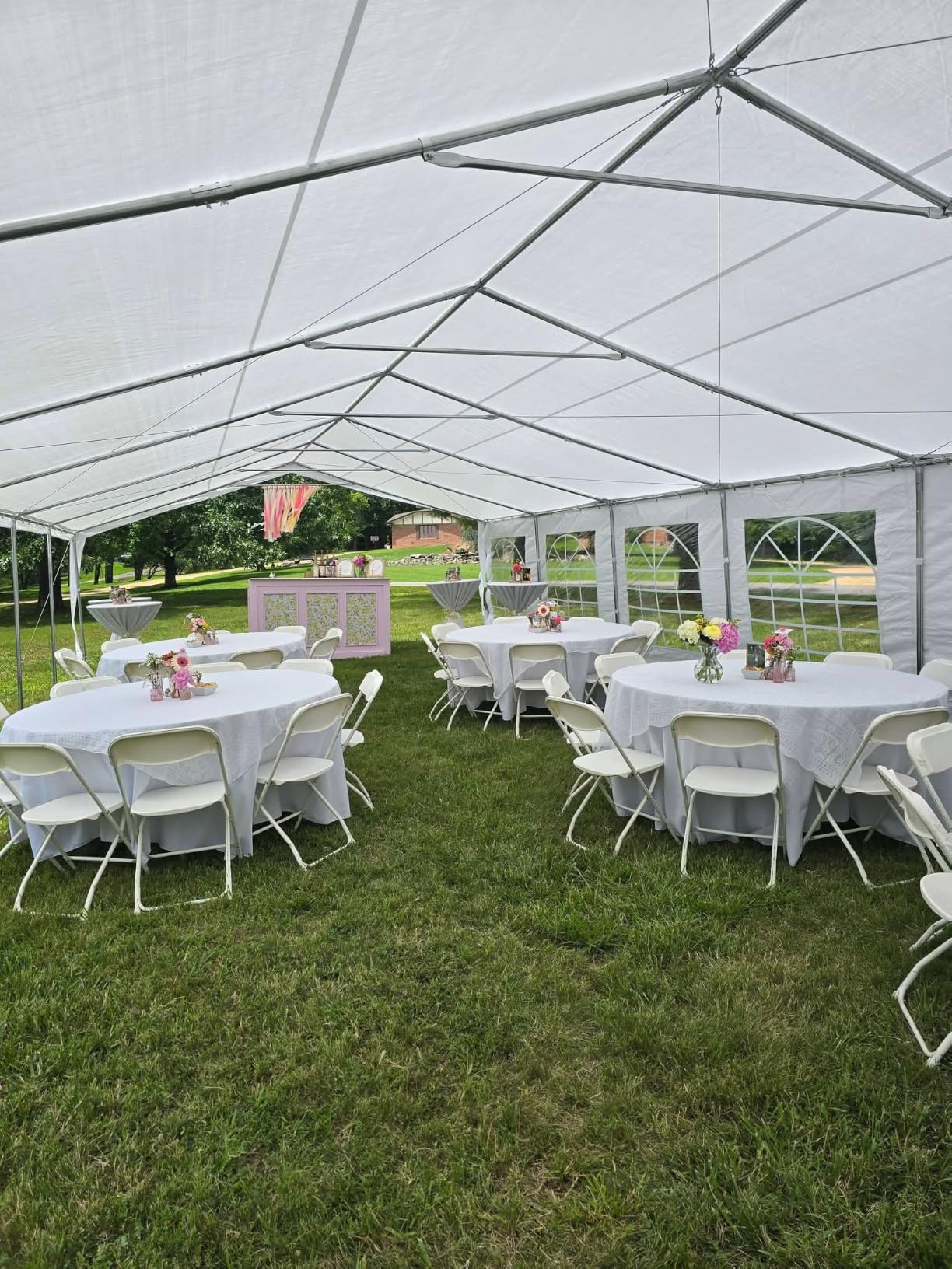 Quictent Party Tent Heavy Duty Outdoor Canopy Tent Wedding Event Shelter BBQ Wedding Tents for Parties with Storage Bags (13'x26') customer photo 1