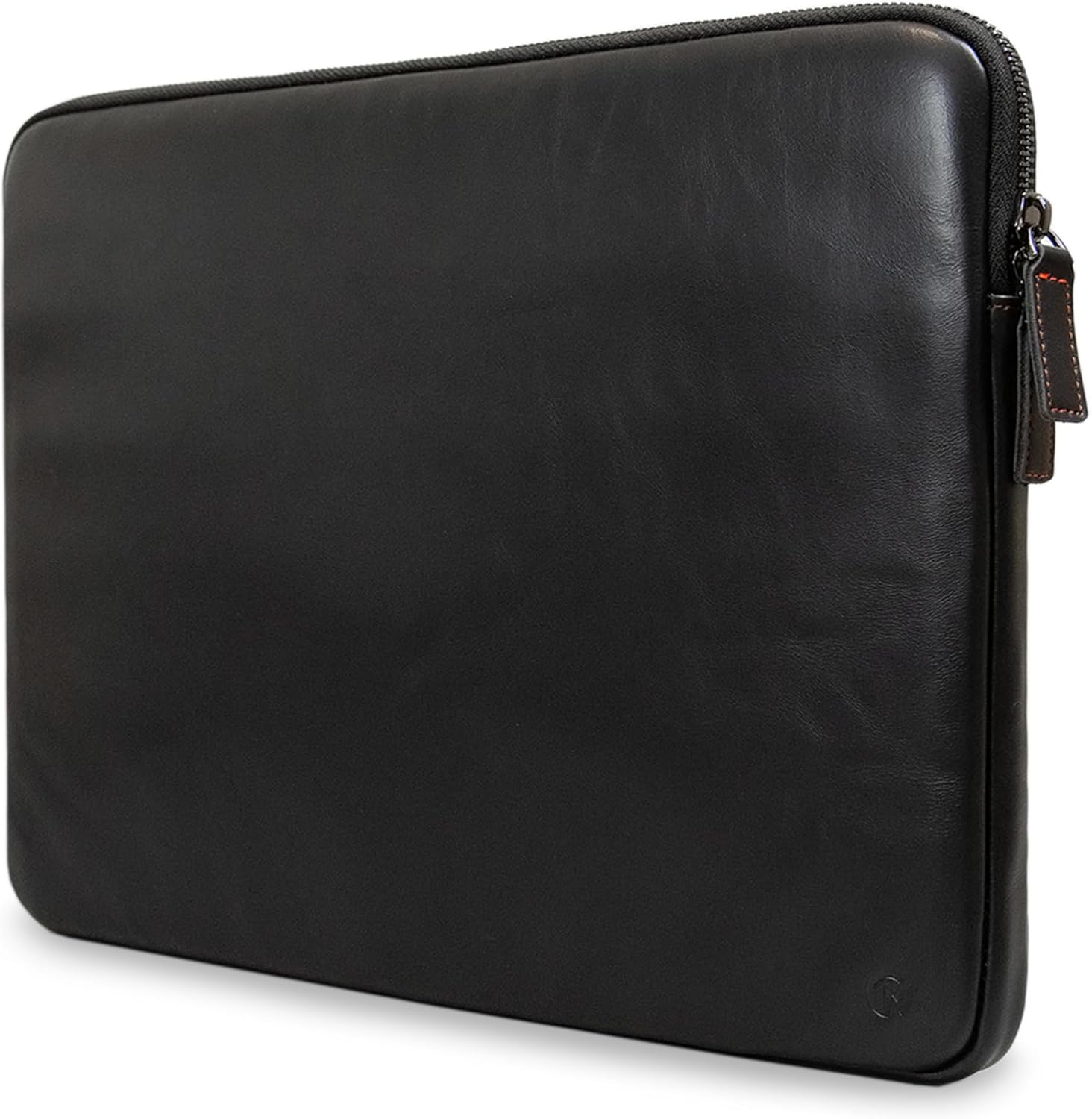 Casemade Real Leather Laptop Case/Zipped Folio Bag with Inner Pocket & Wool Lining (14 Inch - Black) customer photo 1