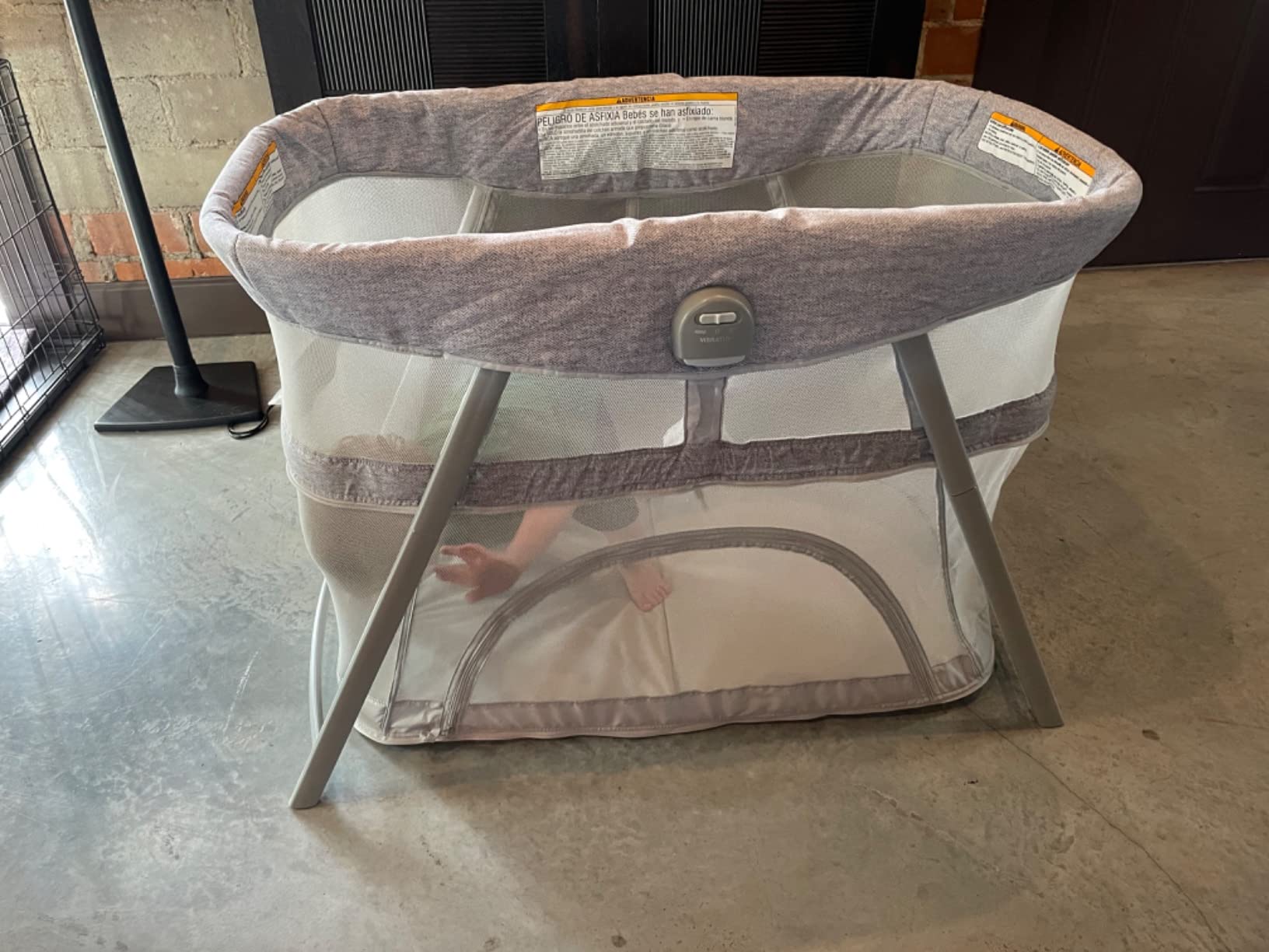 Graco DreamMore Bedside, Newborn, Travel, Portable Bassinet for Newborn Babies to 6 Months, Willow customer photo 2