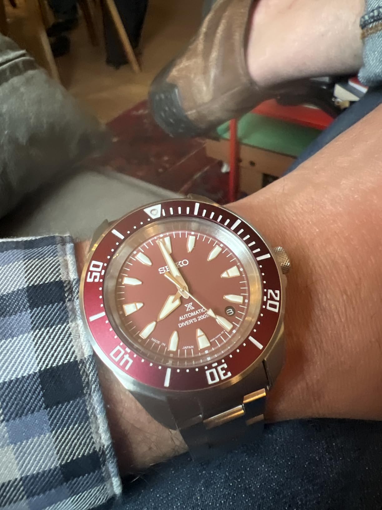 SEIKO Prospex Samurai Automatic Red Dial Men's Watch SRPL11 customer photo 1