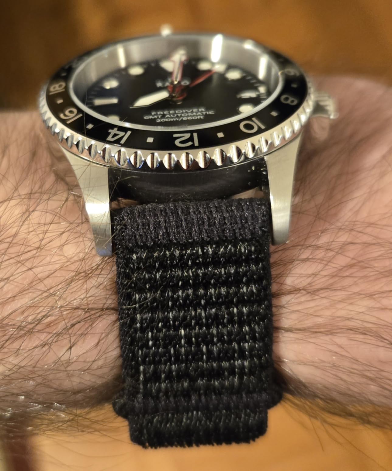 FreeDiver Dive Watch Sapphire Crystal GMT Rotating Bezel Automatic Diver Watch 200M Water Resistant Diving Watch for Men customer photo 1