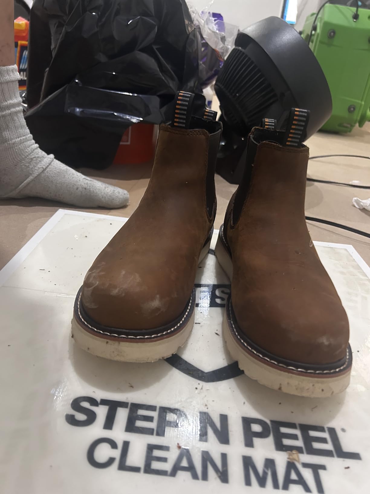 ARIAT Rebar Wedge Chelsea Waterproof Work Boots customer photo 1