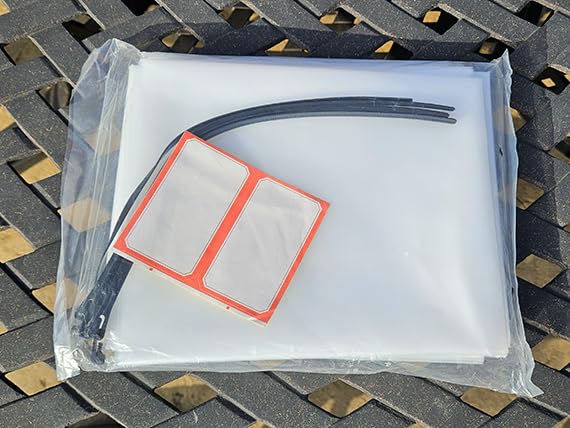2-Pack Patio Umbrella Cover Bags - Clear Outdoor Patio Umbrella Covers Waterproof, Reusable Heavy-Duty 4-Mil Plastic, Fits 5 to 11-Foot Diameter Umbrellas customer photo 2