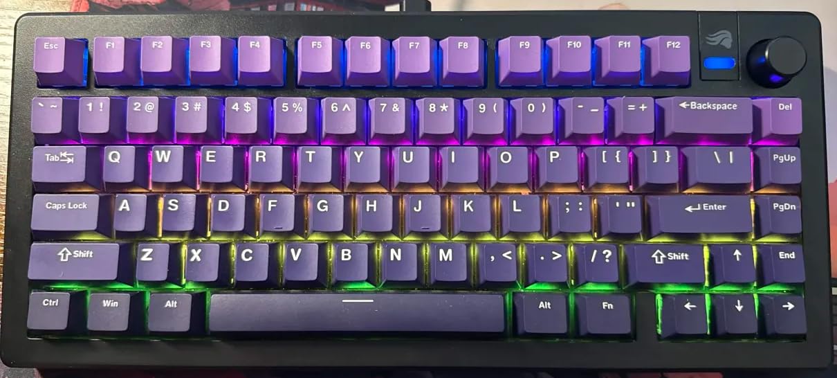 Glorious Gaming GMMK 3 Barebones Custom Gaming Keyboard Kit with Knob, 75% Mechanical Keyboard, Modular Gasket System, Hotswappable MX, Sound Dampening Foam, Aluminum Switch Plate (Black) customer photo 1