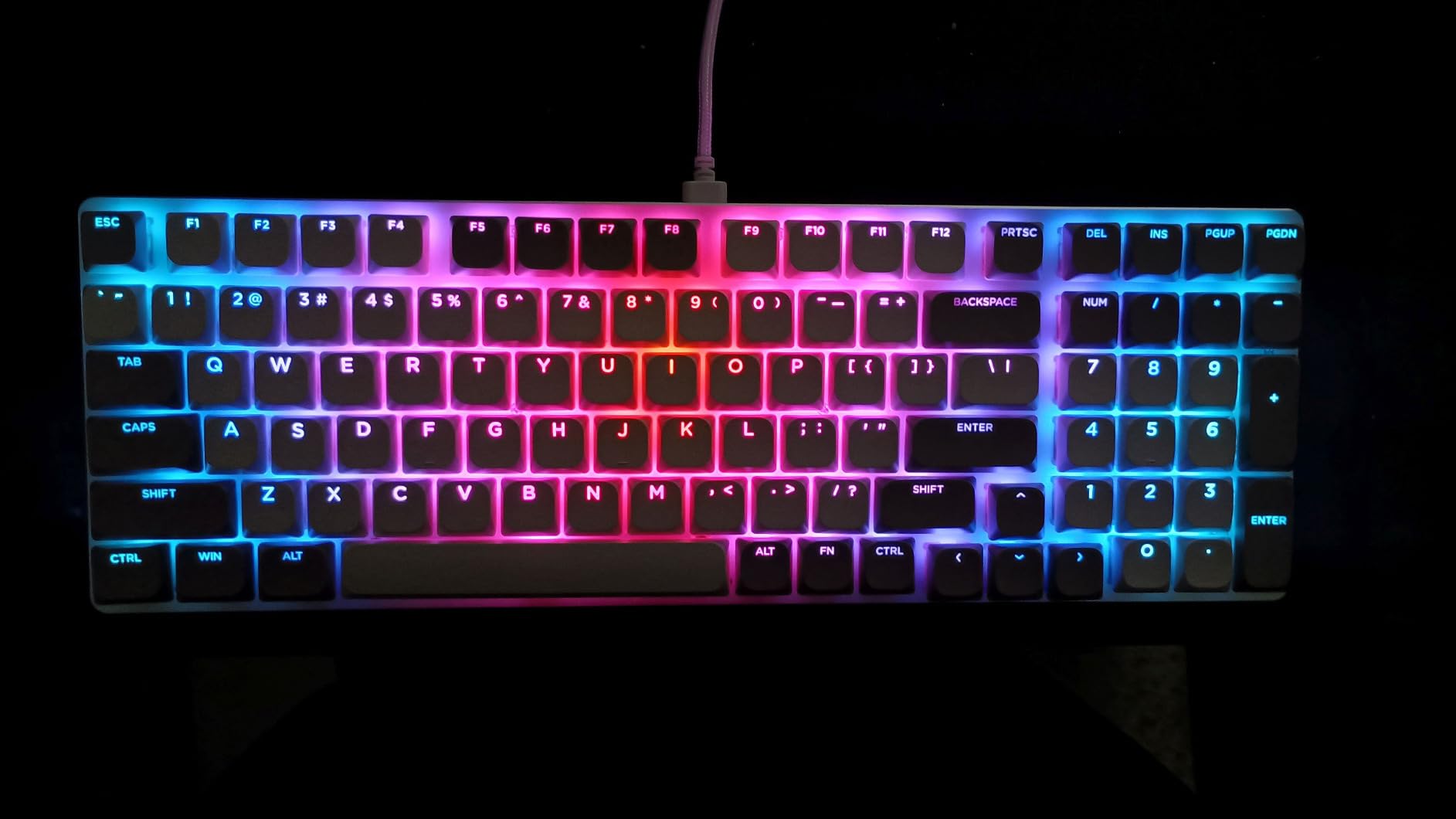 Glorious Gaming GMMK 3 Barebones Custom Gaming Keyboard Kit with Knob, 75% Mechanical Keyboard, Modular Gasket System, Hotswappable MX, Sound Dampening Foam, Aluminum Switch Plate (Black) customer photo 2
