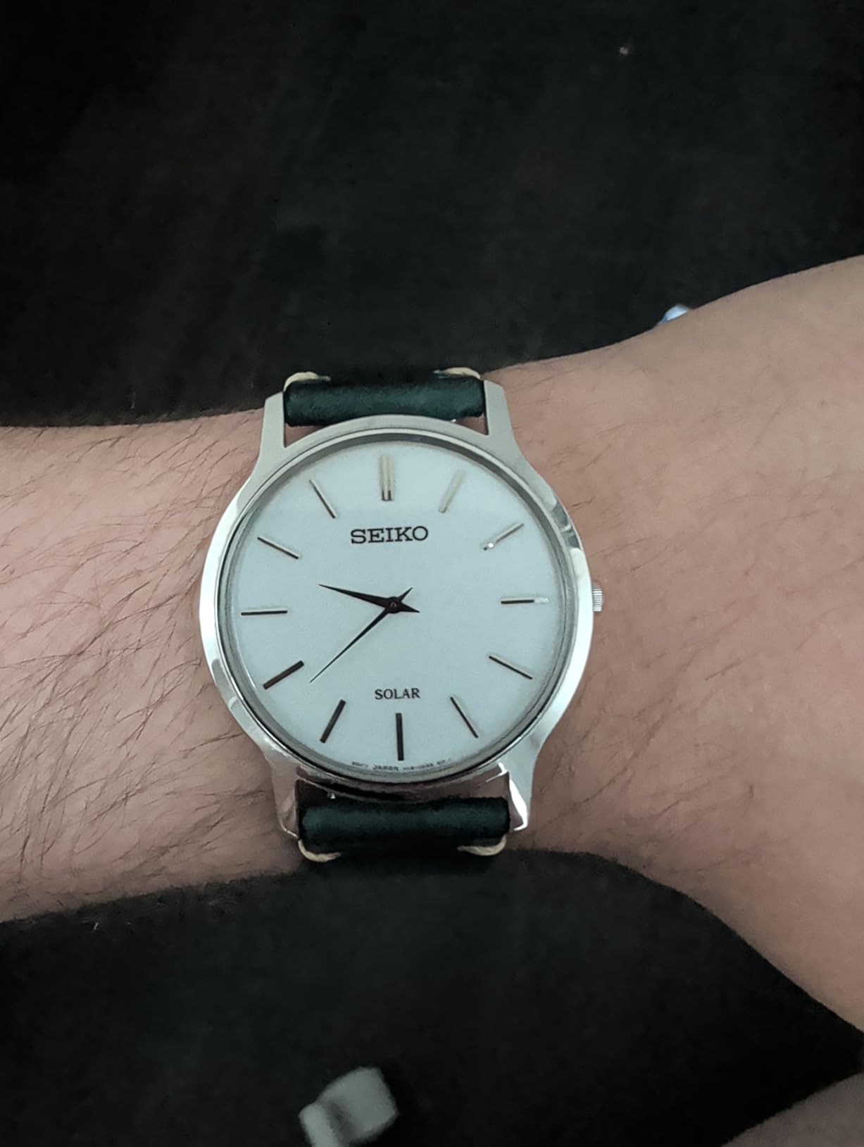 leather Watch Band Retro Oil Wax Leather, 18mm 19mm 20mm 21mm 22mm Quick Release Foldover Clasp Watch Straps for Men and Women customer photo 2