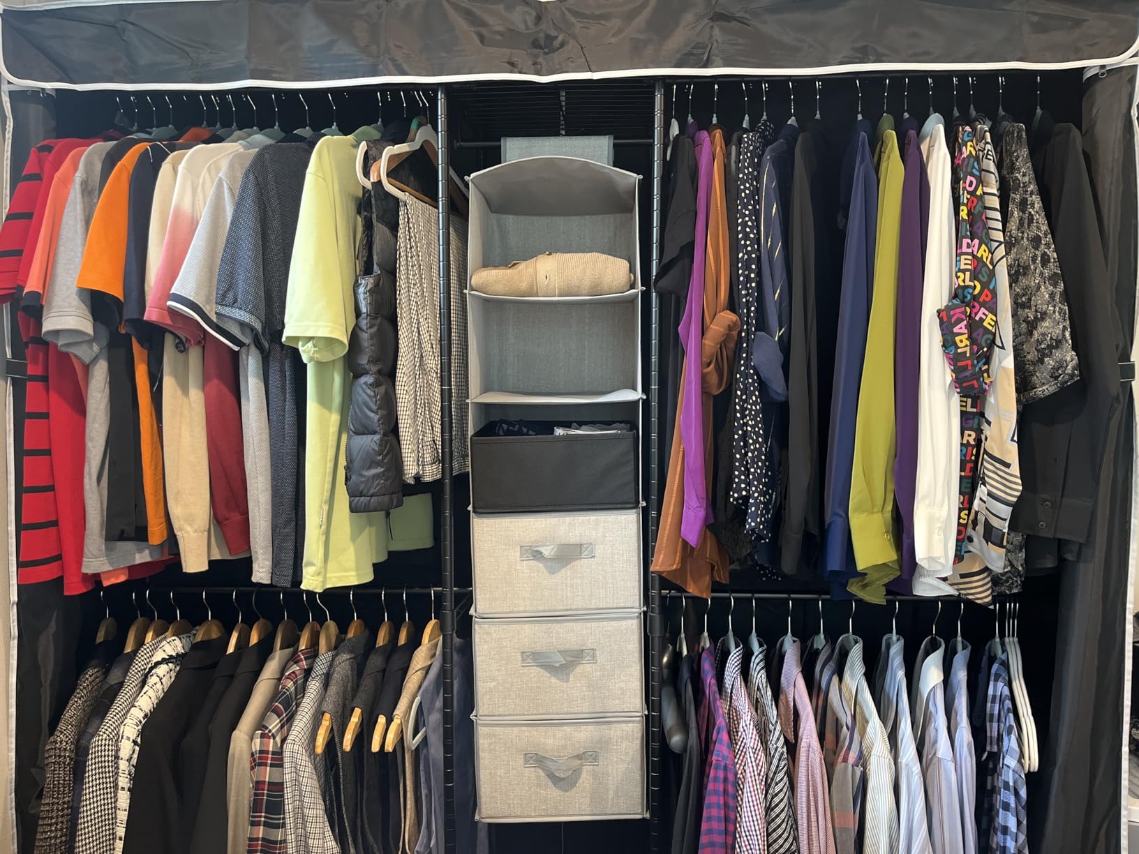Ulif E12C Pro Heavy Duty Closet Organizer System, Freestanding Clothing Rack, Adjustable Garment Rack 71