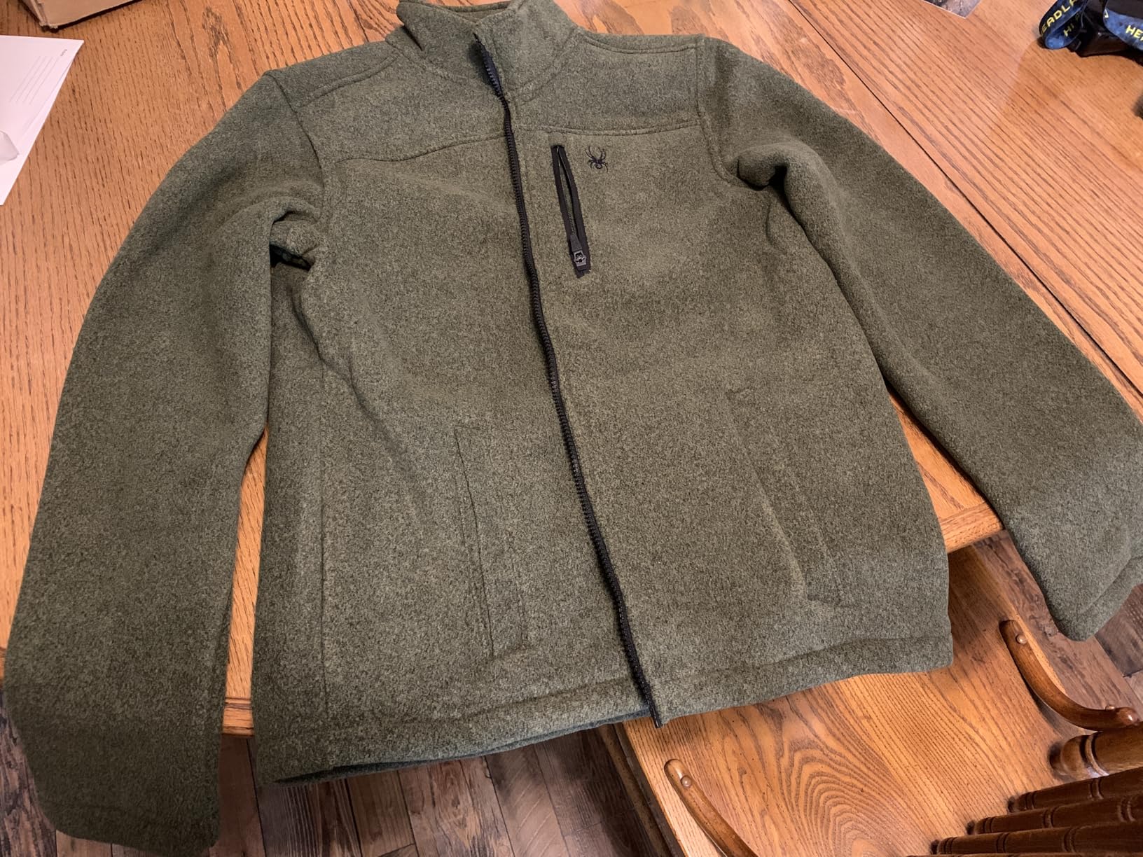 Men's Fleece Jacket - Full Zip Up Lightweight Sherpa Fleece Winter Jacket with Pockets customer photo 1