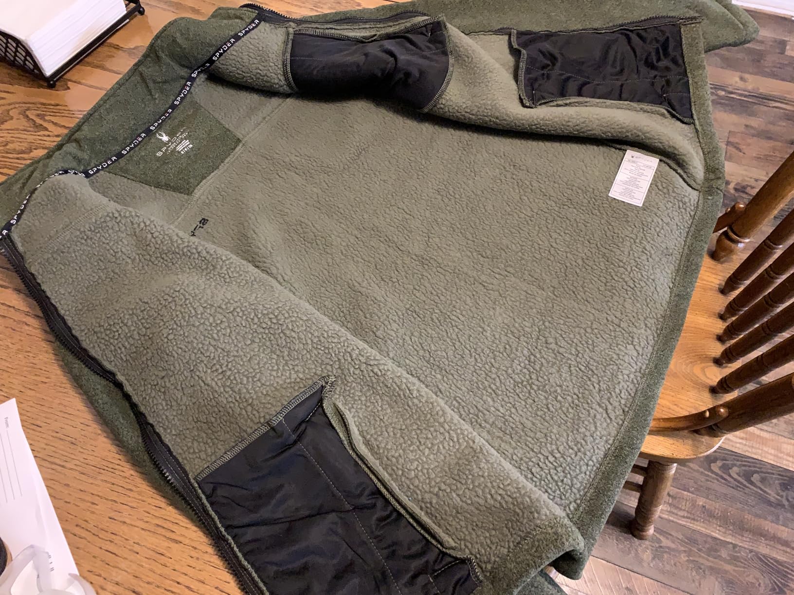 Men's Fleece Jacket - Full Zip Up Lightweight Sherpa Fleece Winter Jacket with Pockets customer photo 2