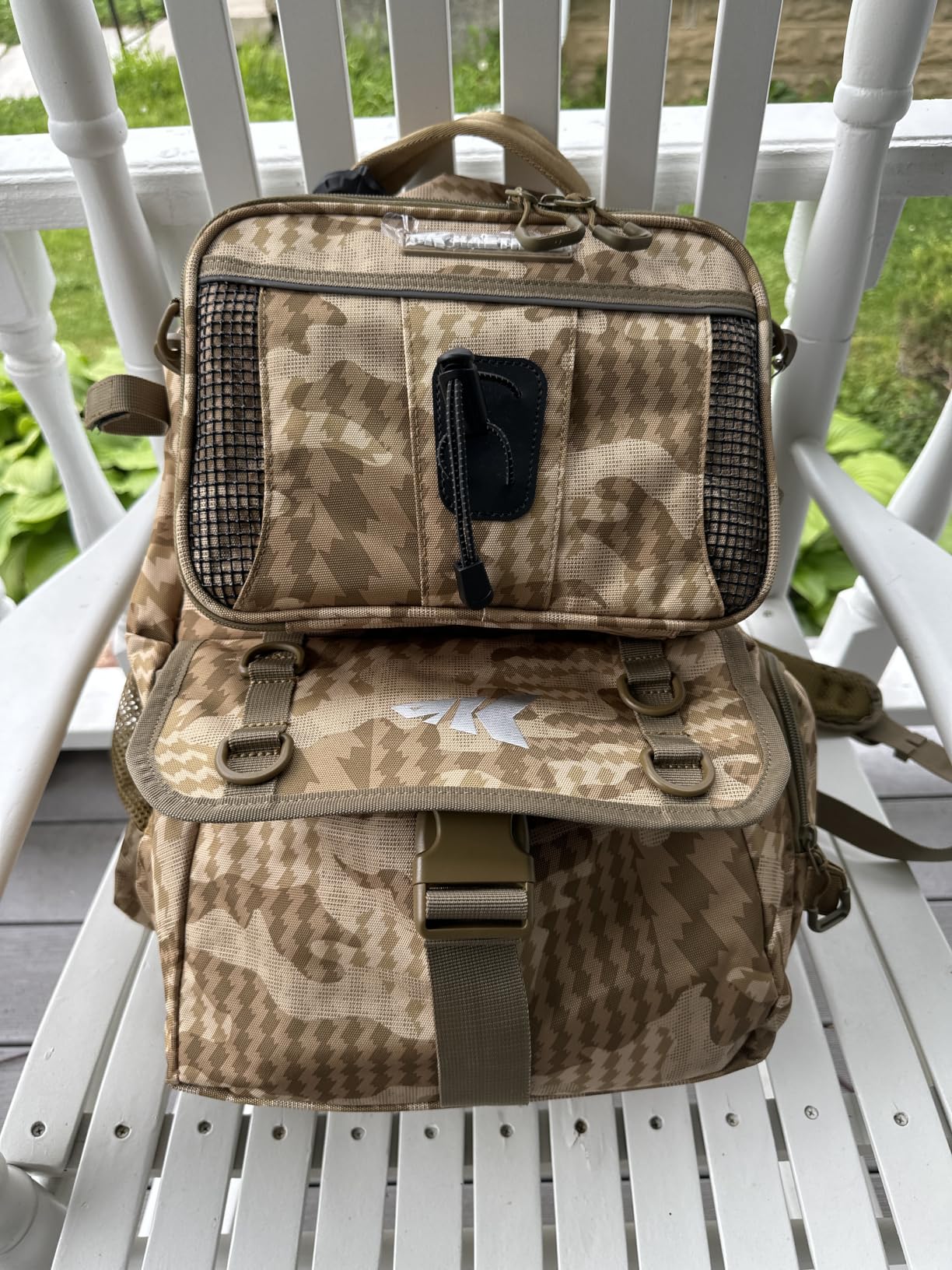 KastKing BaitSpace Fishing Tackle Backpack with Removable Bait Binder, 2 Rod Holders Storage Fishing Gear and Equipment customer photo 1