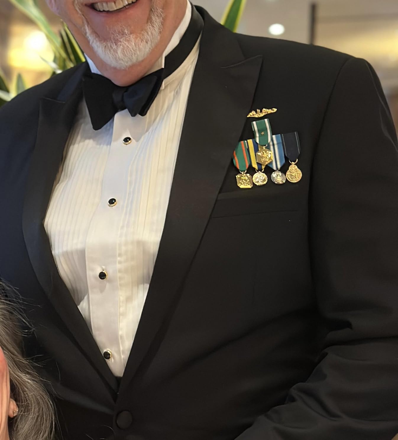 Adam Baker Men's 100% Wool Modern Fit Single Breasted Three Piece Tuxedo - Colors customer photo 2
