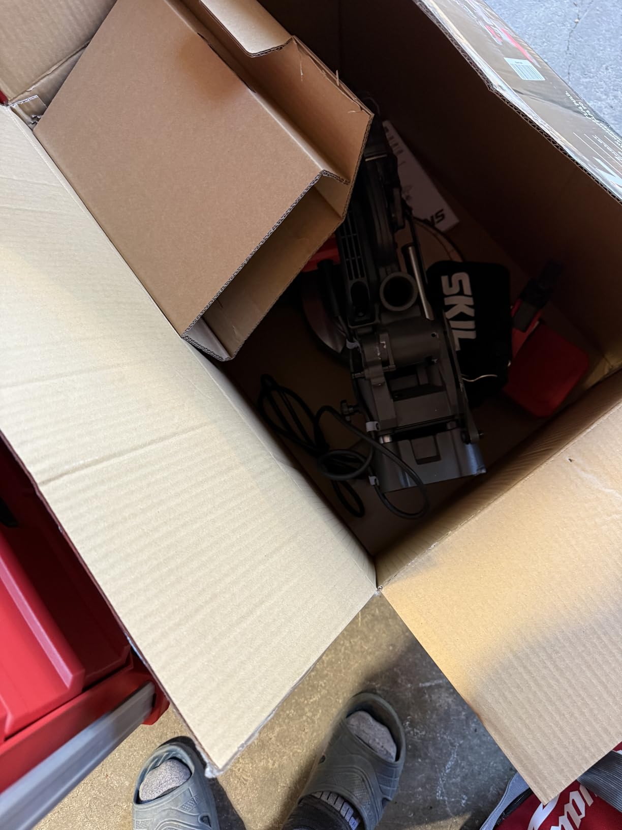 SKIL 10 Amp 7-1/4 Single Bevel Miter Saw with Compact Rail System and LED Shadow Line (Stand SRS0001 Sold Separately)-MS6306-00 customer photo 2