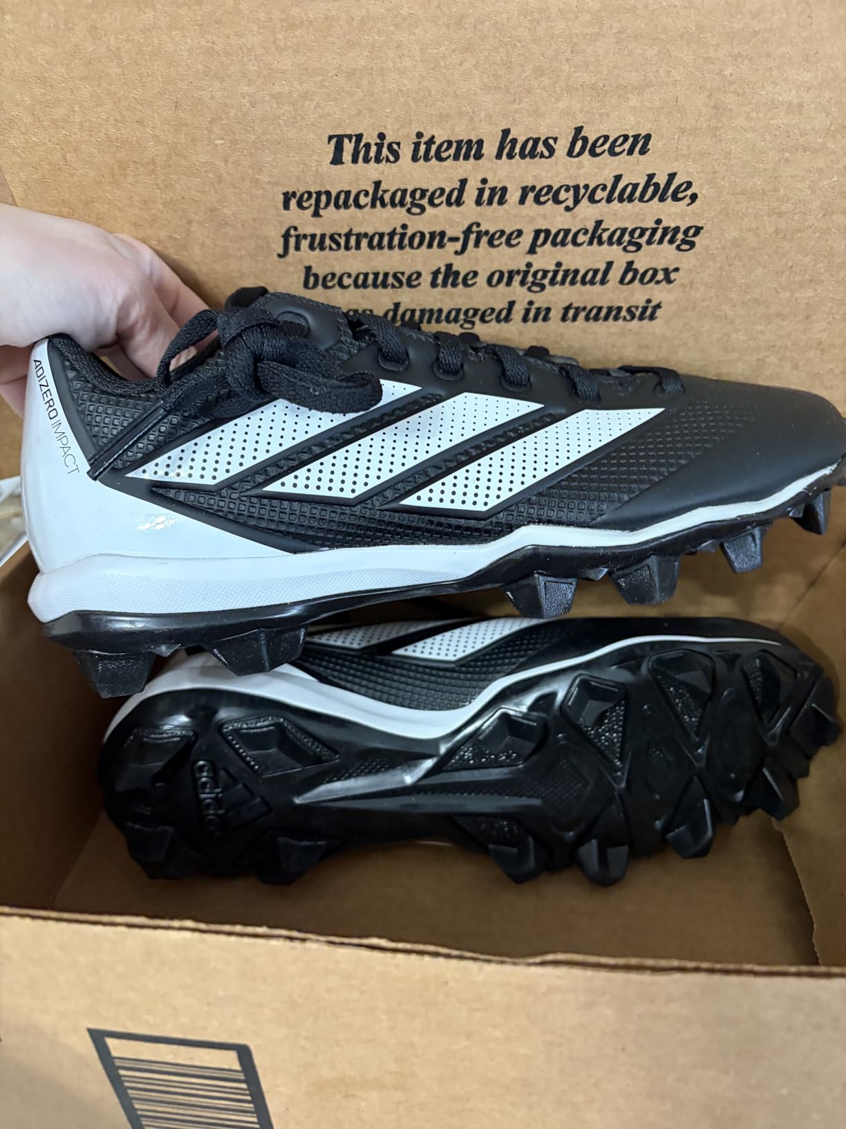 Adidas Men's Adizero Impact 2.0 Molded Rubber Baseball Cleats customer photo 1