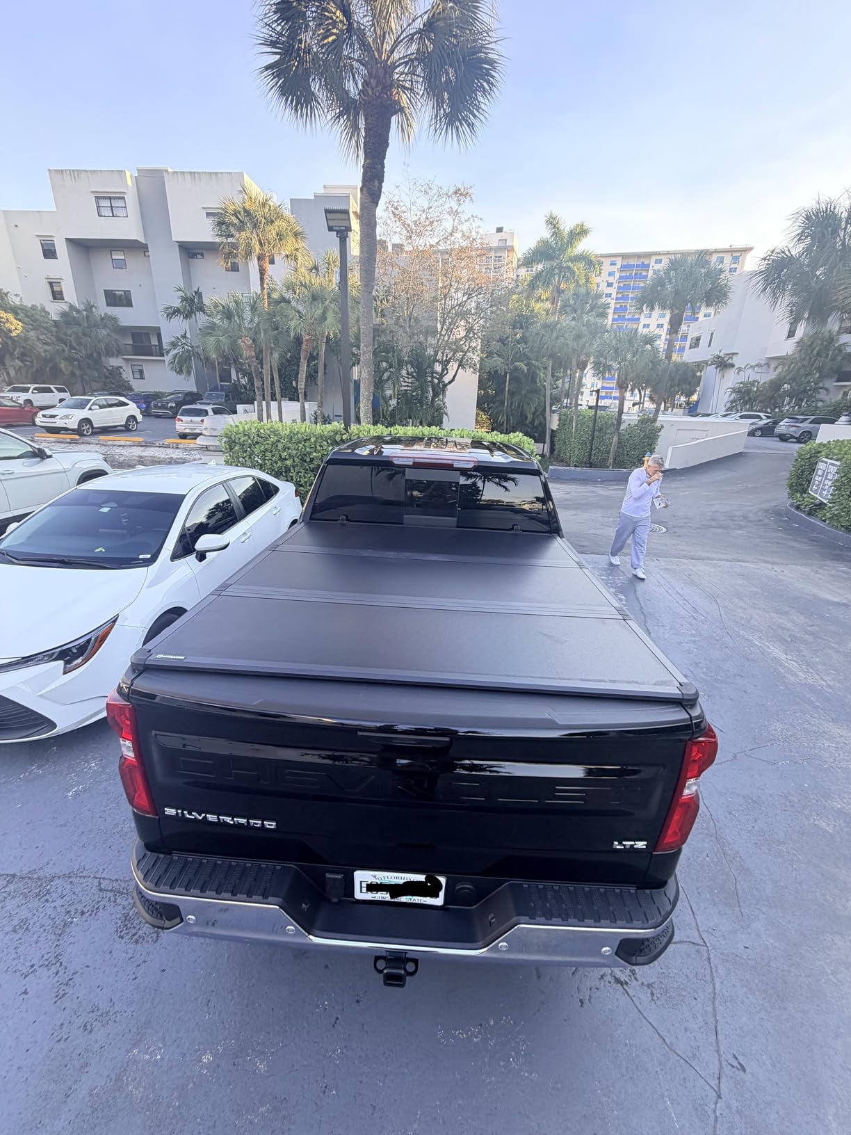 AUTOSAVER88 FRP Truck Bed Tonneau Cover Hard Tri-fold Fits for Chevy Silverado/GMC Sierra 1500 New Body Style 2007-2026 5.8ft Bed customer photo 2